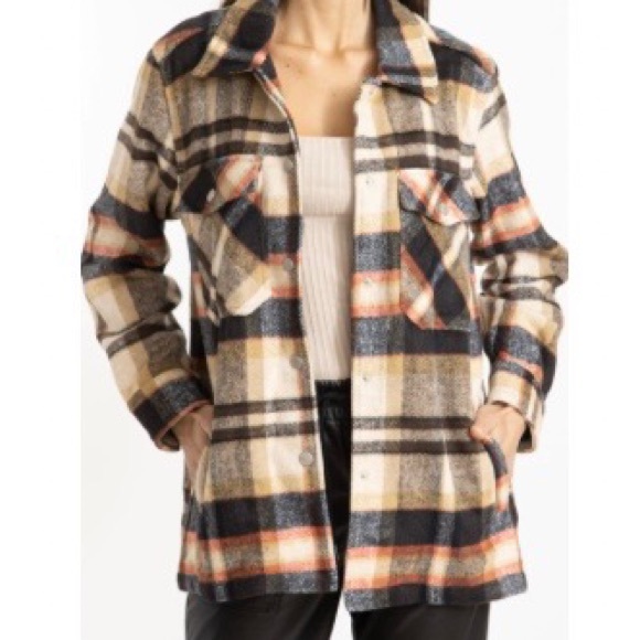 Blank NYC | Plaid Shirt Jacket - Picture 1 of 3